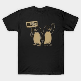 Resist-Penguin T-Shirt